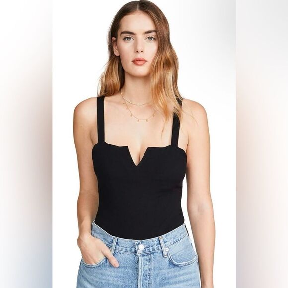 Free People NWT V wire tank in black size small - Picture 1 of 3